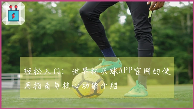 轻松入门：世界杯买球APP官网的使用指南与核心功能介绍